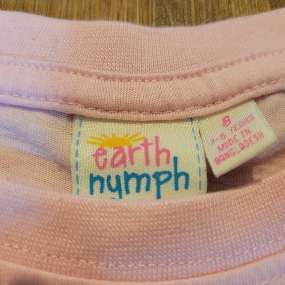 Block Island Mermaid T-shirt, pink, size 8 - Picture 4 of 6